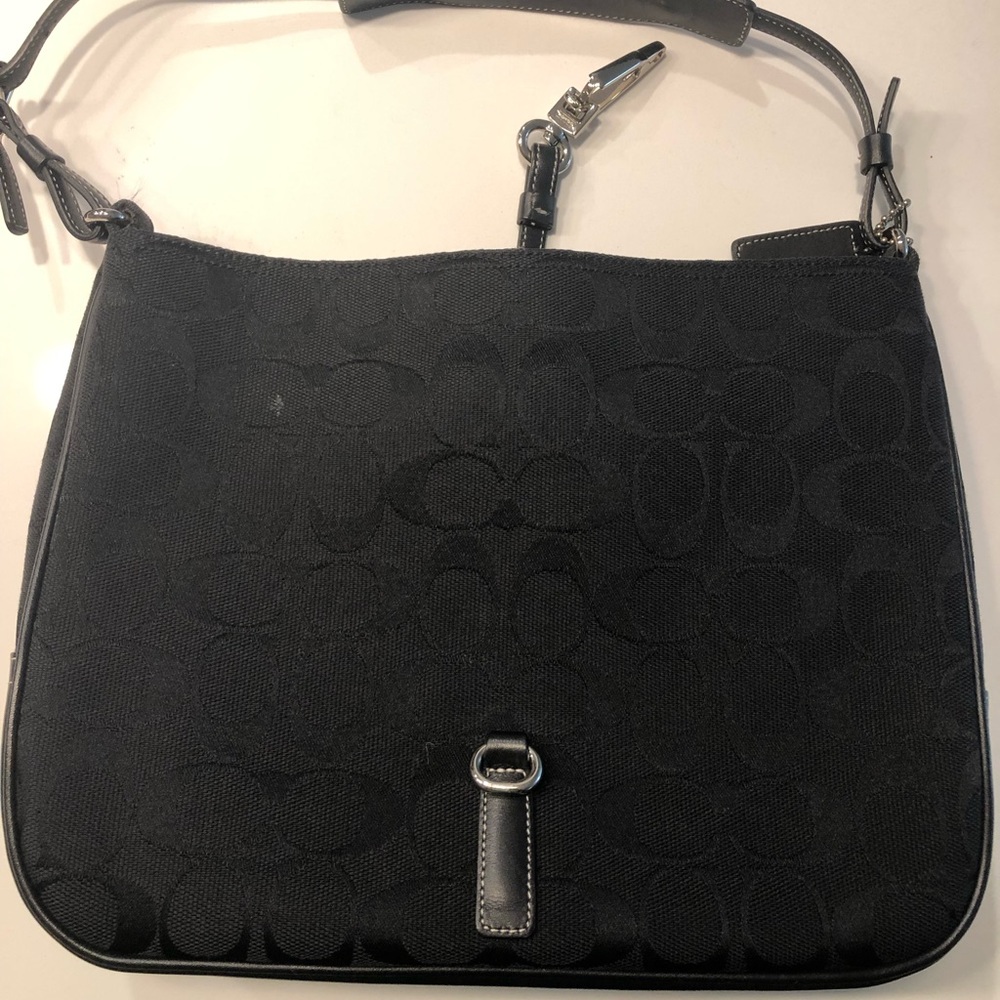 Black coach purse